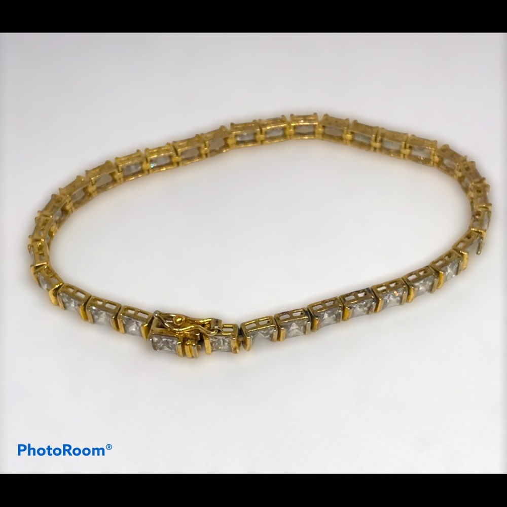 Tennis CZ Bracelet .925 Sterling